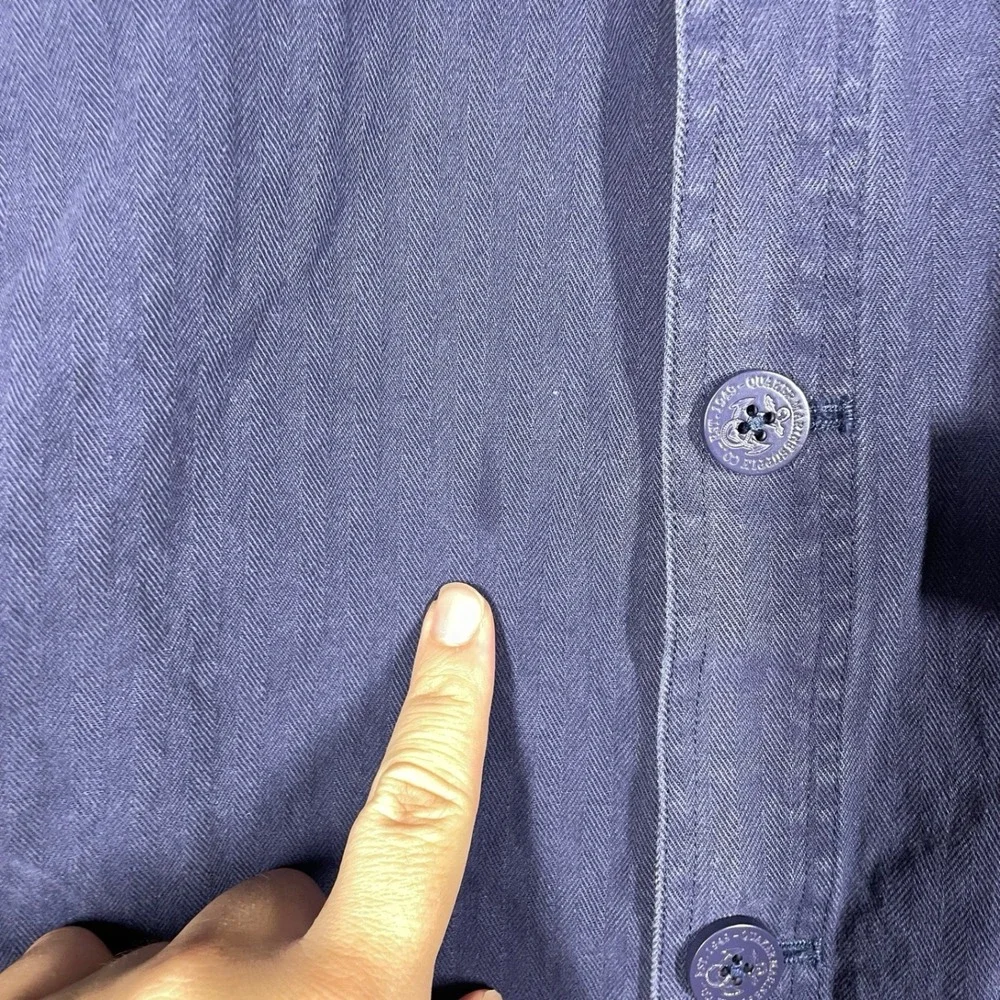 Citadelle Gin de France Chore Coat Mens Small Blue French Workwear Jacket